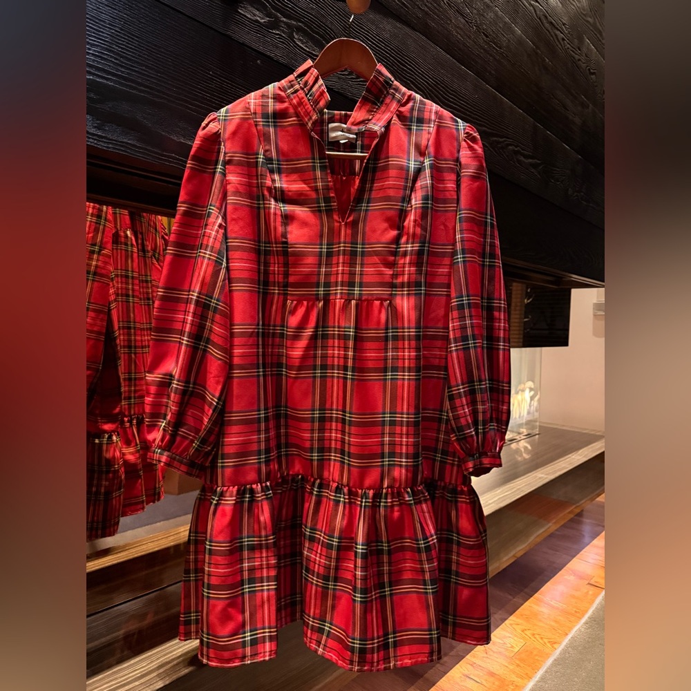 Tuckernuck Royal Stewart Tartan Palmerston Dress Size XL - Picture 3 of 5